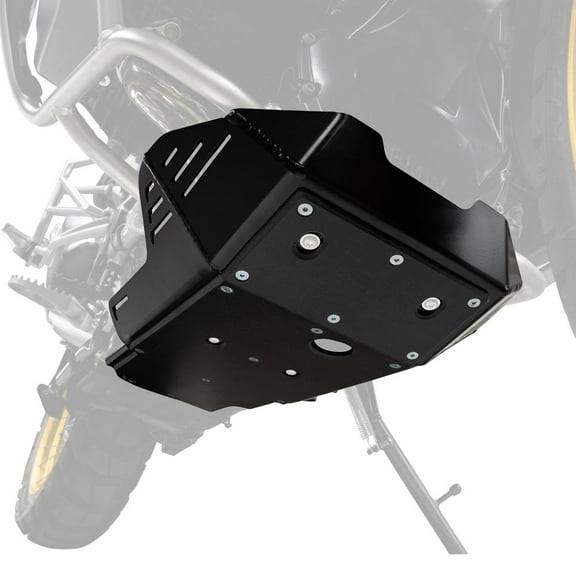Tusk Quiet Glide Adventure Skid Plate Black Compatible with BMW R1250GS Adventure 2020-2024/R1250GS 2019-2022