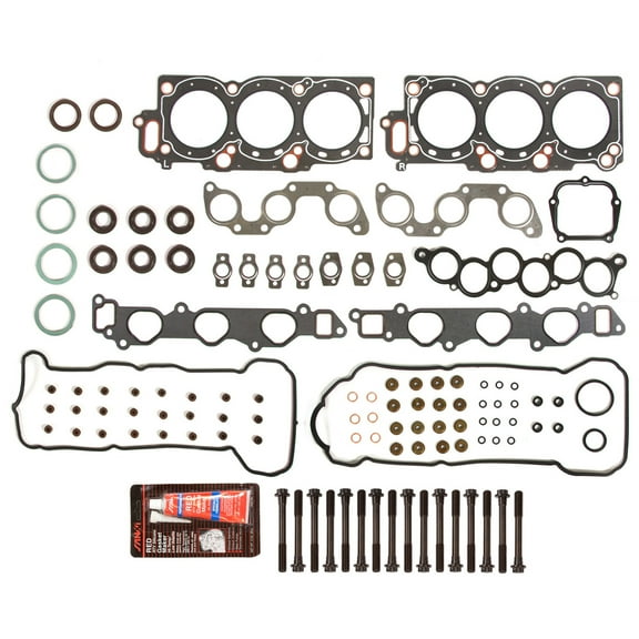 Evergreen HSHB2033 Head Gasket Set Head Bolts Fit 94-00 Toyota Avalon Camry Sienna Lexus 3.0 DOHC 1MZFE