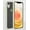 Matte Hard Back, White Soft Bumper+Green Buttons, variant on iPhone Xr Case with Camera Lens Protector, Shockproof Full Body Covered Soft Bumper, Enhanced Corner, Translucent Matte Hard PC Back Slim Protective Phone Case for iPhone Xr 6.1", Stone White