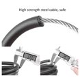 Bike Lock,5 Digit Anti Theft Combination Lock Bicycle Cable Mounting