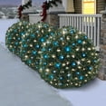 150Count Blue & Cool White Random Twinkle LED Christmas Net Lights, 24