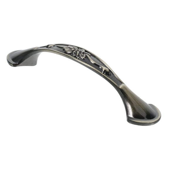 FRCOLOR Antique Cabinet Handle Vintage Zinc Alloy Pull Handle Retro Cabinet Door Handle Hardware for Kitchen Cabinets Drawers Wardrobes Cupboards