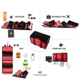 thumbnail image 6 of Compact Hanging Travel Toiletry Bag – Fold-Flat Organizer with Multiple Pockets, Water-Repellent Case for Travel & Everyday Use, 6 of 9