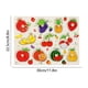 thumbnail image 3 of Juguetes de piscina, juguetes para bebés y niños pequeños: tablero de rompecabezas de madera con piezas fáciles de agarrar, juego de emparejar formas de frutas y juguete educativo., 3 of 6