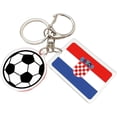 thumbnail image 1 of Yanonmyfd 2026 World Cup Soccer Keychain - 2026 World Cup Flag Keychain, Soccer Fan Gift & Souvenir (2PCS),Croatia, 1 of 48