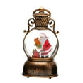 thumbnail image 3 of Kuntesetty Christmas Snow Globe Lantern Musical Decoration for Bedroom Wedding Seasonal Santa, 3 of 9