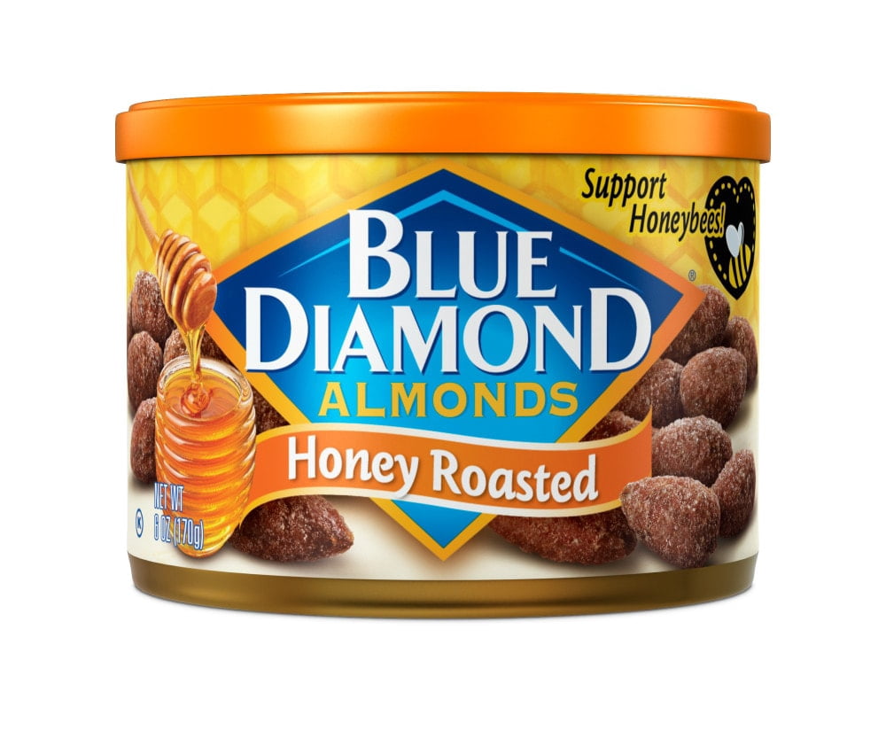 Blue Diamond Honey Roasted Almonds 6 oz - 5 Pack