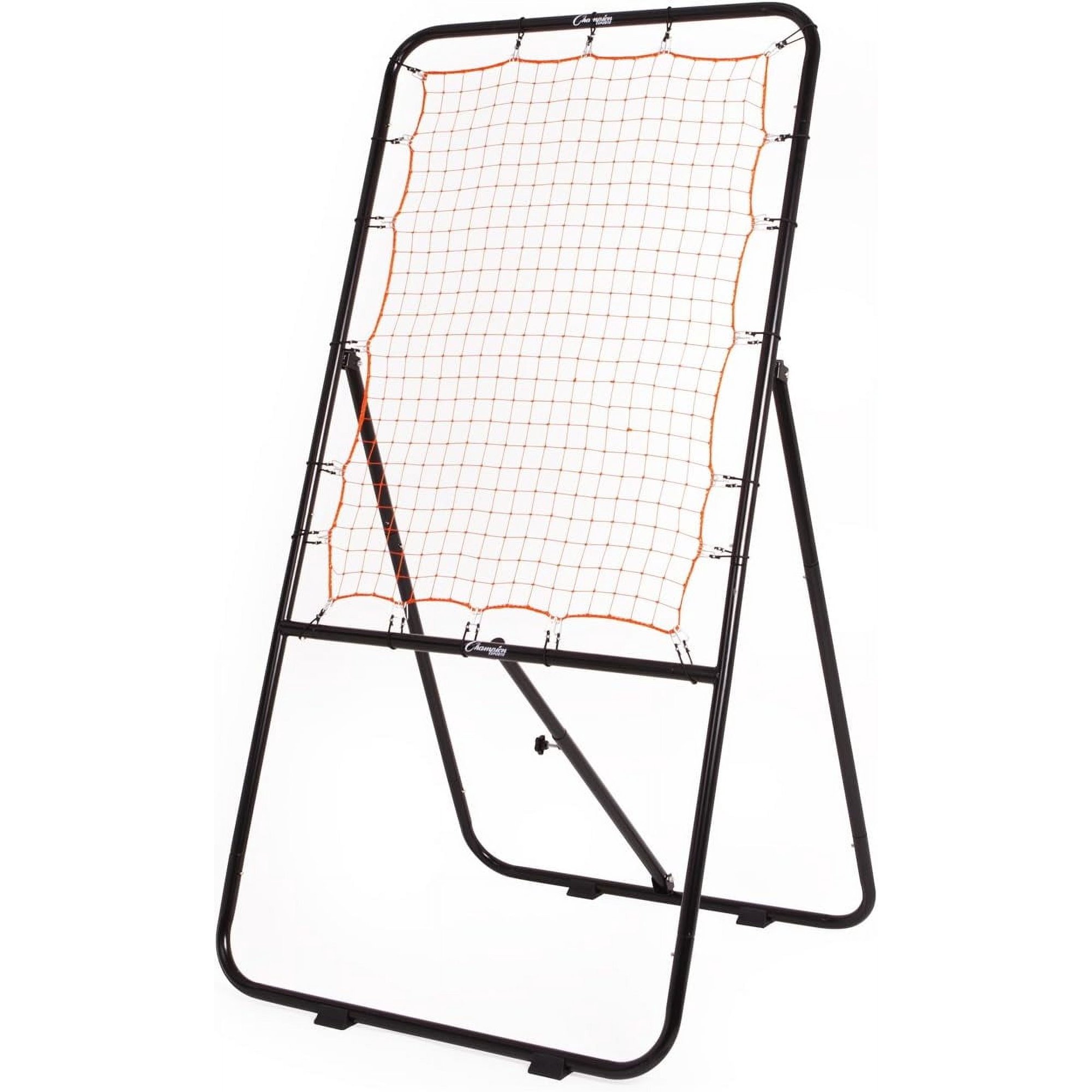Champion Sports Lacrosse Bounce Target: Durable Steel Frame Ball Return Net for Training and Drills