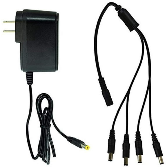 Night Owl 100V-240V Power Adapter with Short Circuit Protection, SPF-CAMP-2A