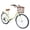 Yellow, variant on 26 Inch Folding City Bike with 7 Speeds & Commuter-Ready Accessories Detachable Basket & Cup Holder,Green