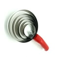 thumbnail image 1 of relayinert Stainless Steel Livestock Itching Brush Easy To Clean Comfortable Handle Widely Used Horse Scraper red 6 circles, 1 of 1