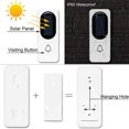 thumbnail image 6 of Qonioi Solar Powered Wireless Doorbell Kit, Plug-In Chime with 4 Volume Levels for Household, Weatherproof Remote Entry Alert, 6 of 7