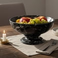 thumbnail image 2 of Radicaln Marble Fruit Bowl 10 Inches Black Handmade Decorative Bowl For Kitchen Table, Ideal Key Holder, Candy Dish and Fruit Bowl For Kitchen Countertop, 2 of 6