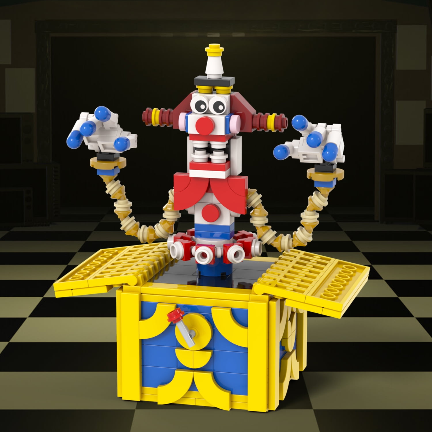 MOOXI FNAF Jackie Building Set,Creative Cute Building Blocks Children Kit,Gifts for Kids(322pcs)