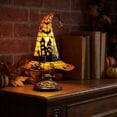 thumbnail image 4 of Battery Operated Witch Hat Hanging Light, Seasonal Hanging Halloween Light, For Bedroom, Desk, Mantel, Shelf, Window, Party Room And Halloween Home Decor, Easy To Style Decor, 4 of 7
