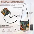 thumbnail image 7 of Tutolipy Cat Floral Crossbody Bag Ladies’ Leather Crossbody Shoulder Purse, Versatile Lightweight Women's Crossbody Bag Adjustable Strap for Daily Outings Travel, 7 of 7