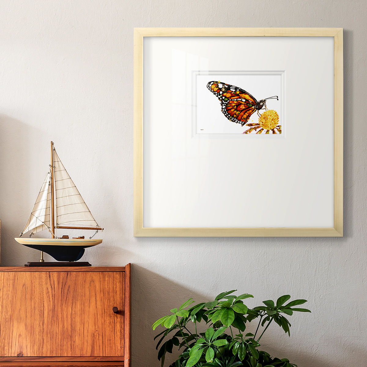 Wings I-Premium Framed Print