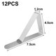 thumbnail image 2 of Paquete de 12 clips para mantel – Clips para mesa de picnic resistentes, abrazaderas para cubiertas de mantel de acero inoxidable, soportes para manteles ideales para restaurantes, picnics, carpas y, 2 of 7