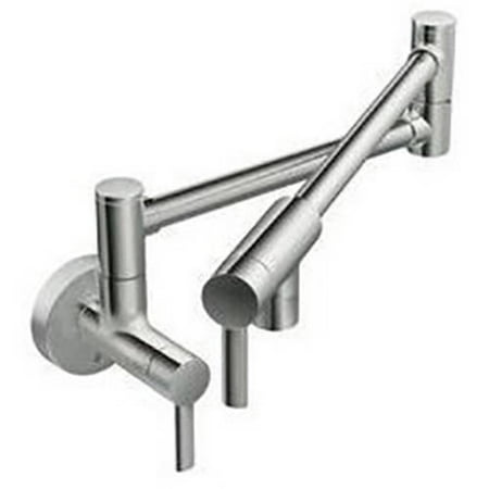 Moen S665SRS Pot Filler Wall Mounted Kitchen Faucet, Available in ...