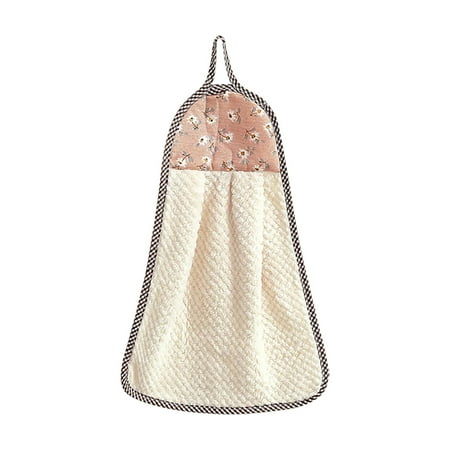 

Mfigree Kitchen Absorbent Reusable Towels Household Dish Cloth Towel Hangable Coral Velvet Wipes Car Towel Water Absorption Cloth for Cars House Window Table Dish