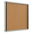 thumbnail image 2 of Quartet Enclosed Bulletin Board,27in. H,Aluminum  EIHC2730, 2 of 5