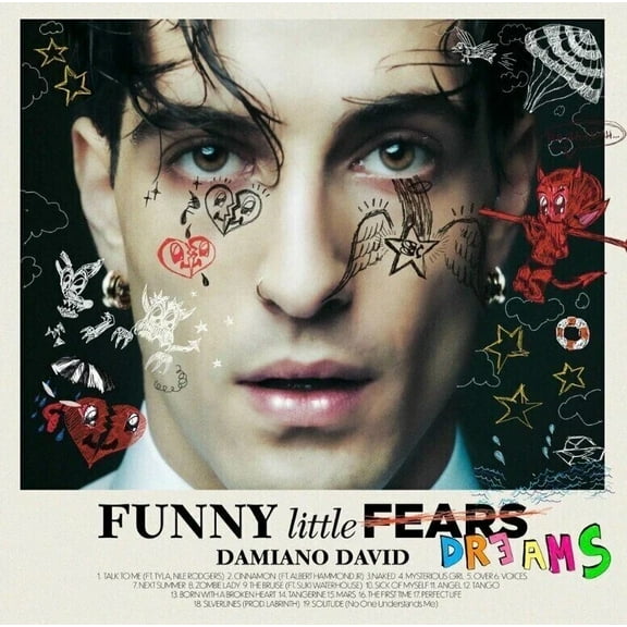 Damiano David Funny Little Fears (Dreams) (CD) Signed Edition