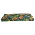 thumbnail image 3 of Blazing Needles 51-inch by 19-inch Patterned Outdoor Spun Polyester Loveseat Cushion, 3 of 3
