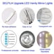 thumbnail image 5 of Luz De Espejo Led, Iluminación De Espejo Regulable Con 45 Leds, Luz De Maquillaje Diy Para Tocador, Luz De Espejo De Maquillaje Usb Guardurnaity HA034920-00, 5 of 6