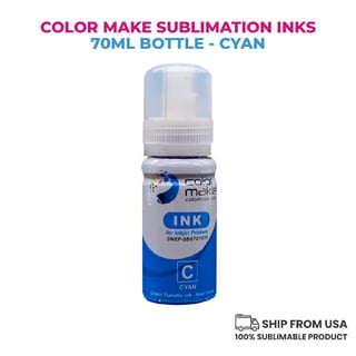 Hiipoo 2000ml Sublimation Ink Refilled Bottles Work with WF7710 ET2760