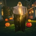 thumbnail image 4 of JJKBVCLO LED Color Light Pendant Hanging Halloween Skeleton Decorations Large Hanging Halloween Yard Stakes For Halloween Outside For Yard Patio Garden, 4 of 6
