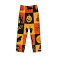 thumbnail image 4 of Haiem Halloween Banner Symbols Men's Pajama Pants Ultra Lightweight Pjs Bottoms Sleepwear Bottom Pants with Pocket Drawstring-X-Large, 4 of 9