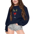 thumbnail image 2 of Mercatoo Baby Girls Cotton Sweater Jackets Fall And Winter Christmas Print Casual Round Neck Long Sleeve Pullover Top, 2 of 4