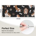 thumbnail image 5 of Basset Hounds with Bones and Presents Kitchen Rug Mat,Kitchen Runner Rugs Non Skid Washable,Decorative Kitchen Floor Mats for Kitchen,Sink,Laundry,17"X47", 5 of 5