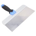 thumbnail image 4 of Cuchillo de masilla de acero inoxidable Cuchillo de cinta raspadora Espejo de acero inoxidable Pulido Cinturón de mantenimiento de automóviles Mango antideslizante de goma suave Tamaño (12inches), 4 of 8