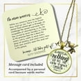 thumbnail image 2 of Be Anxious Nothing Gutsy Goodness Bronze Necklace Female Adult Metal Faith Jewelry, 2 of 8