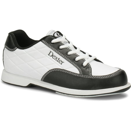 Dexter Womens Groove III Bowling Shoes Wide Width- White/Black 7 1/2 W