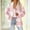 Pink, variant on ‌FDGIU Womens Plaid Shacket Jacket Long Sleeve Button-Up, Warm Flannel Shirt Coat for Fall Fashion & Winter Clothing