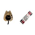 thumbnail image 1 of Reloj de pared decorativo con forma de gato, reloj colgante para sala de estar, reloj de madera moderno, decoración acrílica, de mesa navideño, 1 of 8