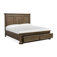 thumbnail image 7 of Magnussen Home Adler Court Florentine Walnut Queen Panel Storage Bed, 7 of 7
