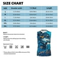 thumbnail image 6 of Haiem Men's Blue Iceberg Leaf Wolf Print Tank Tops Summer Sleeveless Cut Off Workout T-Shirts Fitness Vest Athletic Undershirts-Small, 6 of 8