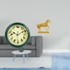 thumbnail image 2 of Reloj de pared con sonido de pájaros cantores de 10 pulgadas, reloj de pared musical con sonido de pájaros, estatuas de caballos, figuritas de resina, 2 of 8