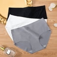 thumbnail image 5 of Women\'s Panties Summer Cool Briefs Middle Waist Hip Lift Panties, 5 of 7