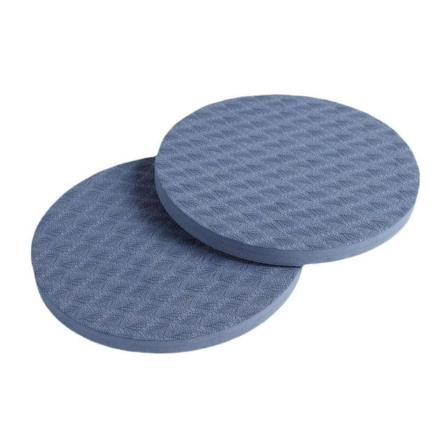 S SERENABLE 2 Pcs Genouillères Coussin Rond de Soutien pour Femmes/hommes Entraînement à Domicile Bleu