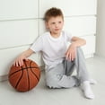 thumbnail image 6 of BIG ELEPHANT Boys Sweatpants, Cotton Sports Jogging Pants with Pockets and Drawstring, 3 pack (6-15Y), 6 of 9