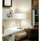 thumbnail image 3 of Cal Lighting BO-2450TB-BS 60 W X 2 Calais Metal Table Lamp&#44; Brushed Steel Finish, 3 of 4