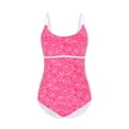 thumbnail image 4 of Enjoytime Women Swimsuits One Piece Vintage Printed Tummy Control Bathing Suits Adjustable Straps Modest Swimwear, 4 of 8