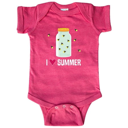 

Inktastic I Love Summer Cute Fireflies Gift Baby Boy or Baby Girl Bodysuit