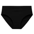 thumbnail image 3 of Pxiakgy panties for women women's panties Women Cotton Underwear Basic Bikini Female Panties Black + L, 3 of 3