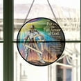 thumbnail image 3 of Armor of God Suncatcher, Knight Stained Glass, Inspirational Christian Design, Stained Glass Suncatcher with Bible, Gift for Religious Individuals, Spiritual Seekers, and Fantasy Fans, 3 of 5