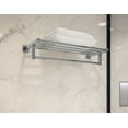 thumbnail image 2 of Duro 22" Wall-Mounted Towel Shelf with Bar in Polished Chrome, 2 of 2